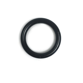1" Welded O-Ring Black Plated 4.5mm Thick O Rings Leather Craft Hardware 10 Pack