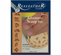 Realeather Crafts Leathercraft Adventure Time Stamp Set T4914 8 Stamps