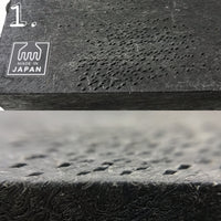 Japanese Black Rubber Medium Punching Cutting Board 30mm x 150mm x 200mm