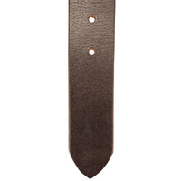 1.5"(38mm) Men's Mahogany Full Grain Leather Belt Handmade in Canada by Zelikovitz Size 26-46
