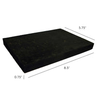 Black Rubber Plate Board 3461-03 for use with Knife and Cutting Tool Hole Punch