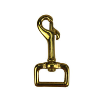 1" Square Swivel Snap Solid Brass