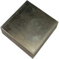Steel Bench Block Flat Anvil with Rubber Base Jewelers Tool 2.5" x 2.5" x 1"