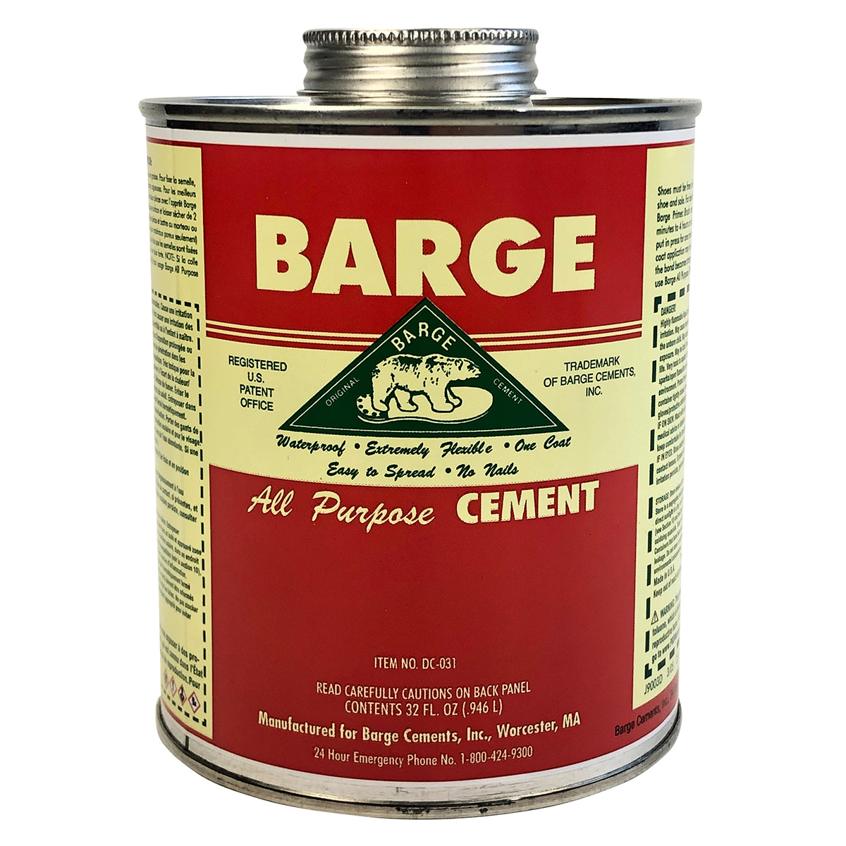Barge Original All Purpose Cement Shoe Glue Quart (32 Oz), 56 OFF