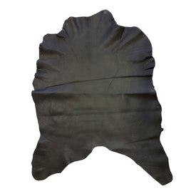 Deertan Goat Hide Black Genuine Goat Leather Average Size 4 sqft