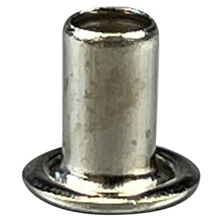 Tubular Rivets Small 6.1mm Nickel Plated - 100 pack