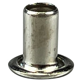 Tubular Rivets Small 6.1mm Nickel Plated - 100 pack