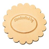 Handcrafted By 3-D Leathercraft Stamp 8689-00