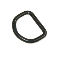 1" Black Welded D-Ring 10 Pk Gunmetal