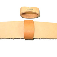 Belt Keeper Loops -Natural VegTan Leather