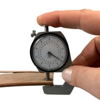 Leather Thickness Gauge, 1" (2.5cm) Throat