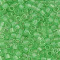 Delica 11/0 RD Light Green Mint Transparent