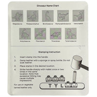 Dinosaur Pattern Stamp 10 Pcs Set