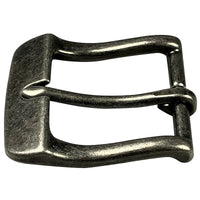 1.5" (38mm) Heel Bar Buckle Antique Silver Finish