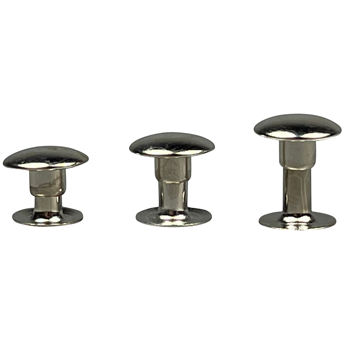 Rapid Rivets Large 9mm Cap - Nickel | Zelikovitz.com