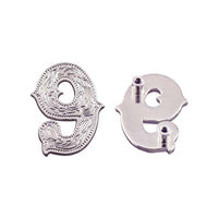 Number Screw Back Conchos